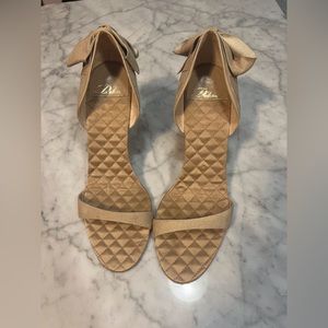Delman tan suede heels. Very minimal wear very good condition. Size 10